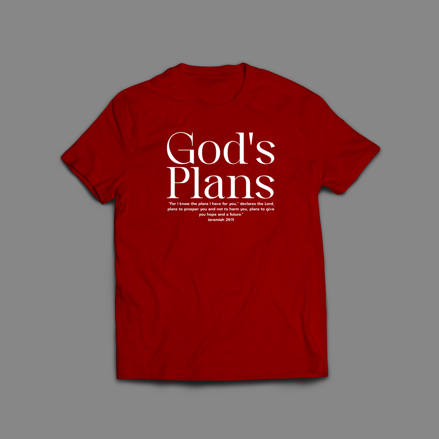 GOD'S PLANS